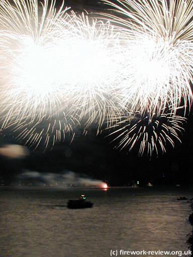 Jubilee Fireworks at Plymouth 2001