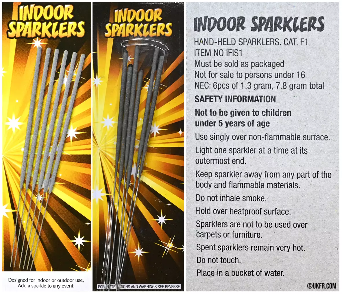 Indoor Sparklers Firework